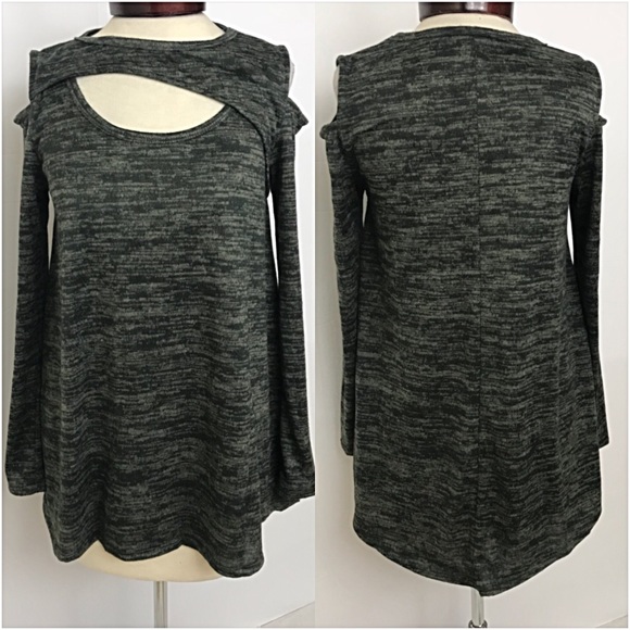 📍SALE Cut Out Hi Low Flowy Tunic Top NEW SML - Picture 7 of 8